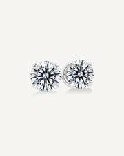 1.80ct TDW GIA Certified Diamond Tiara Stud Earrings