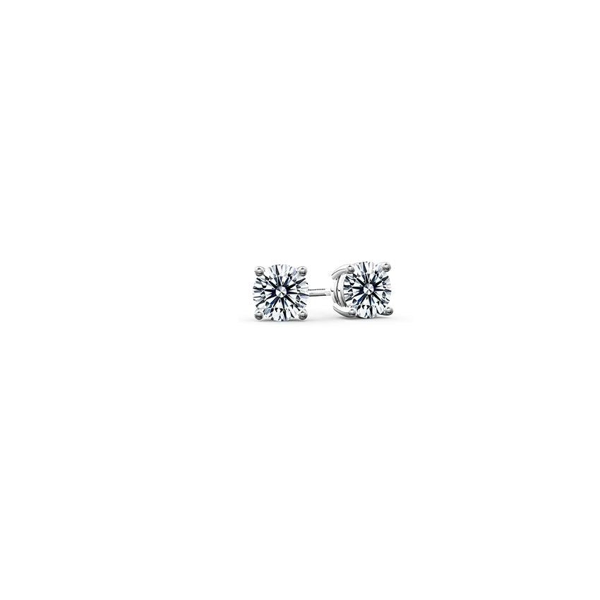 2.00 TDW Lab-Grown Diamond 14K Pushback Stud Earring